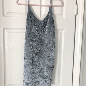 Velvet cocktail dress